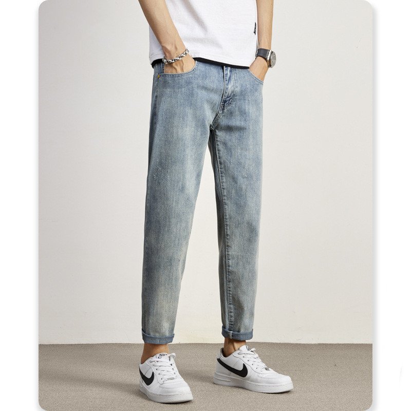 Retro Cropped Pants for Men - Image 3
