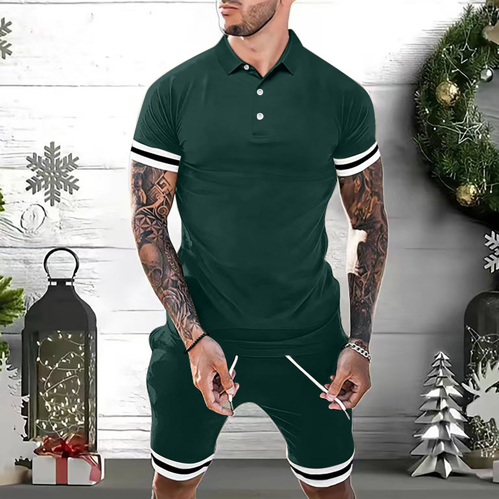 Men's Polo Fashion Casual Set - Image 6