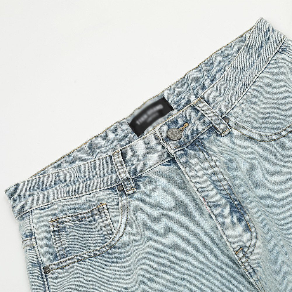 Knife Ripped Jeans For Men - Image 9