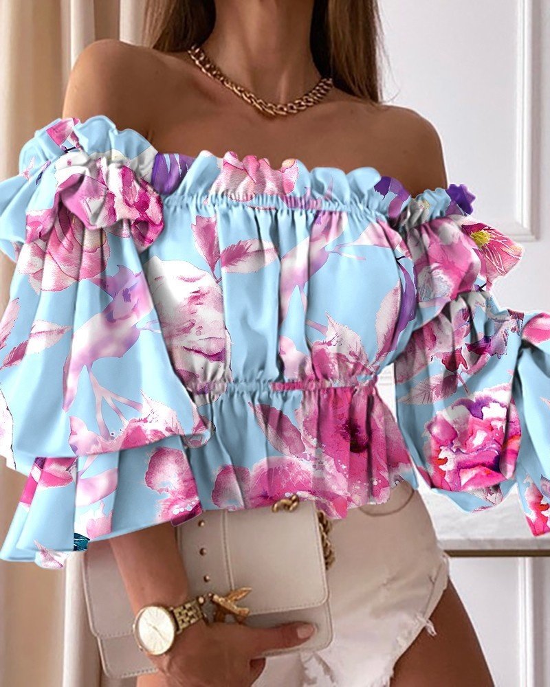 Long Sleeve Sexy Blouse - Image 5