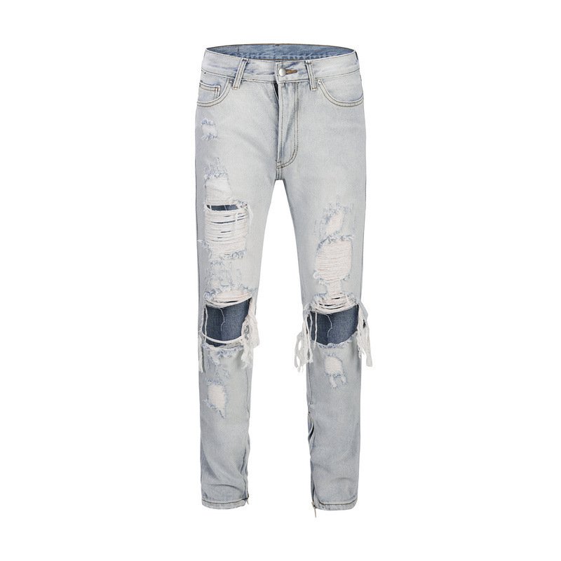 White Washed Ripped Jeans