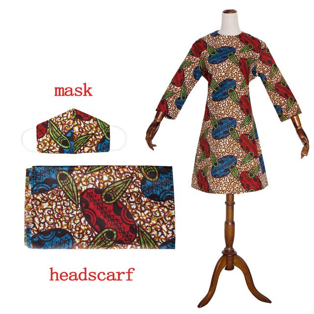 African Print Dress Outfit - Image 6