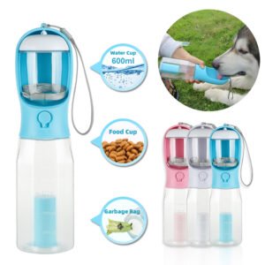 Portable 3 In 1 Leak-proof Multifunctional Dog Water Bottle
