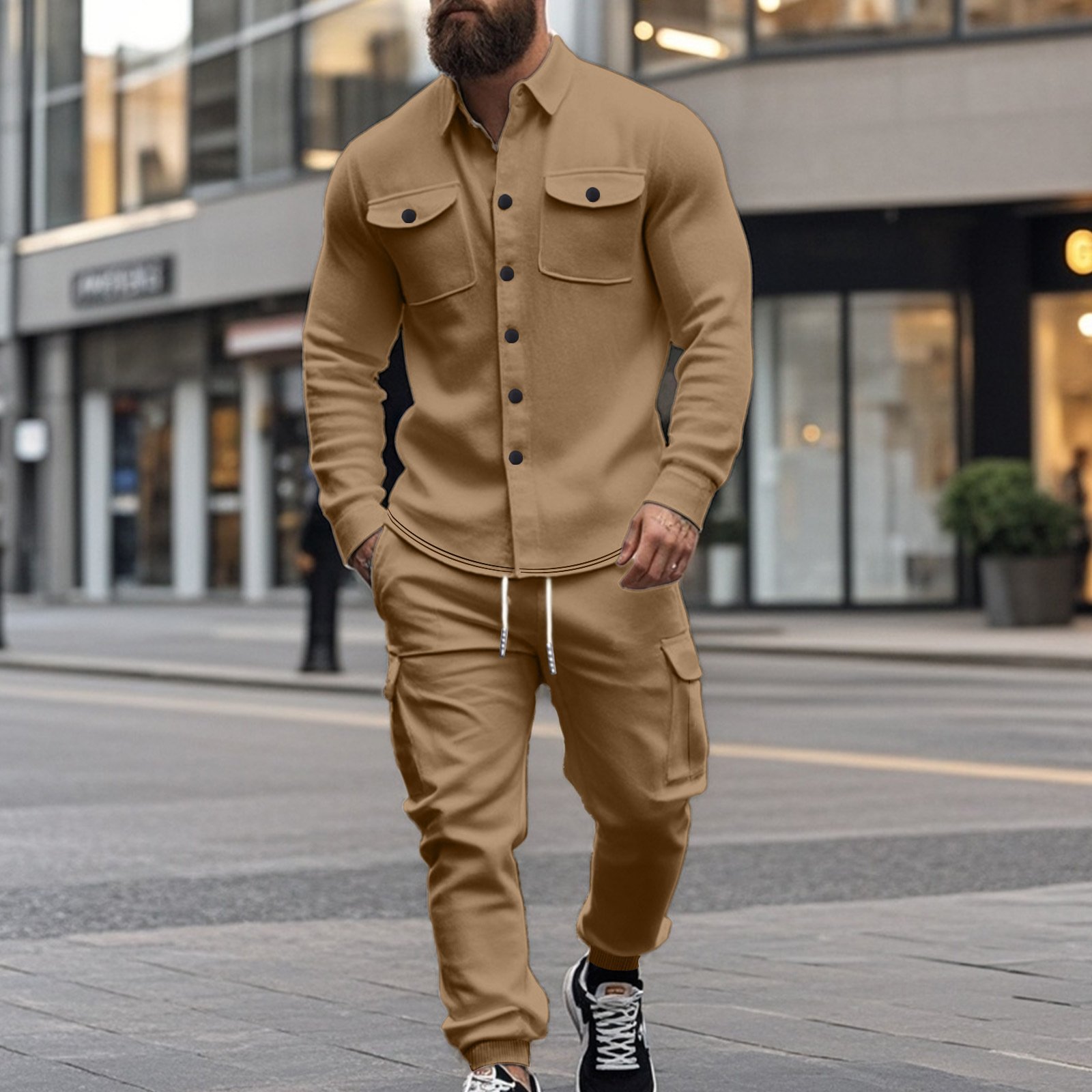 Casual Two-piece Set For Men