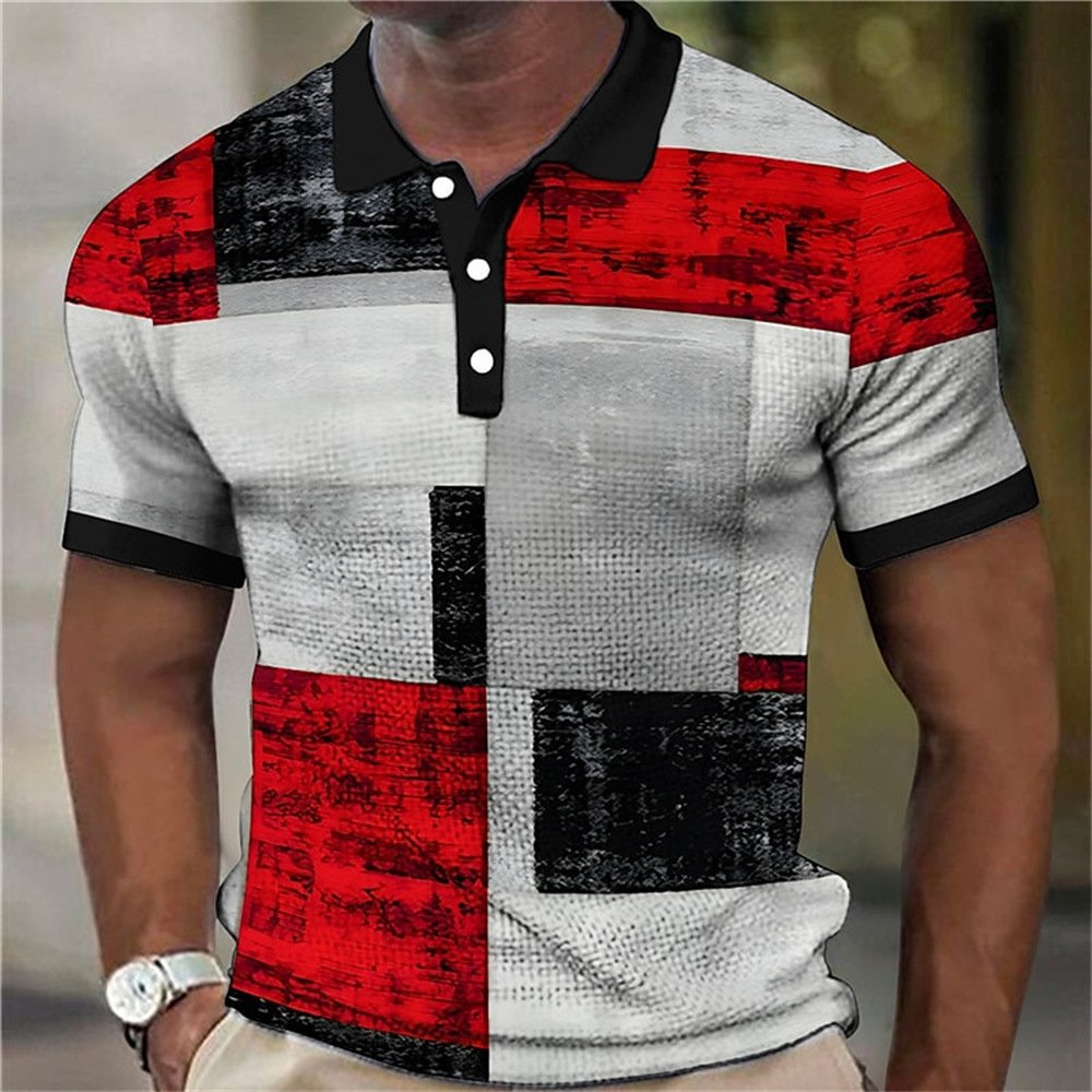 3d Plaid Polo Shirt - Image 2