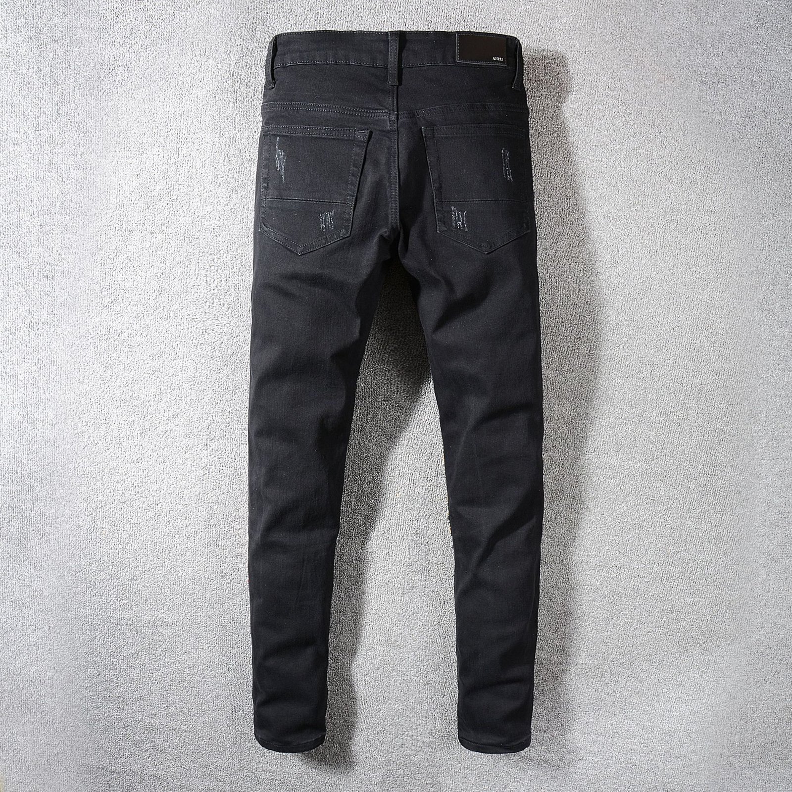 Men Patchwork ripped pants - Image 5