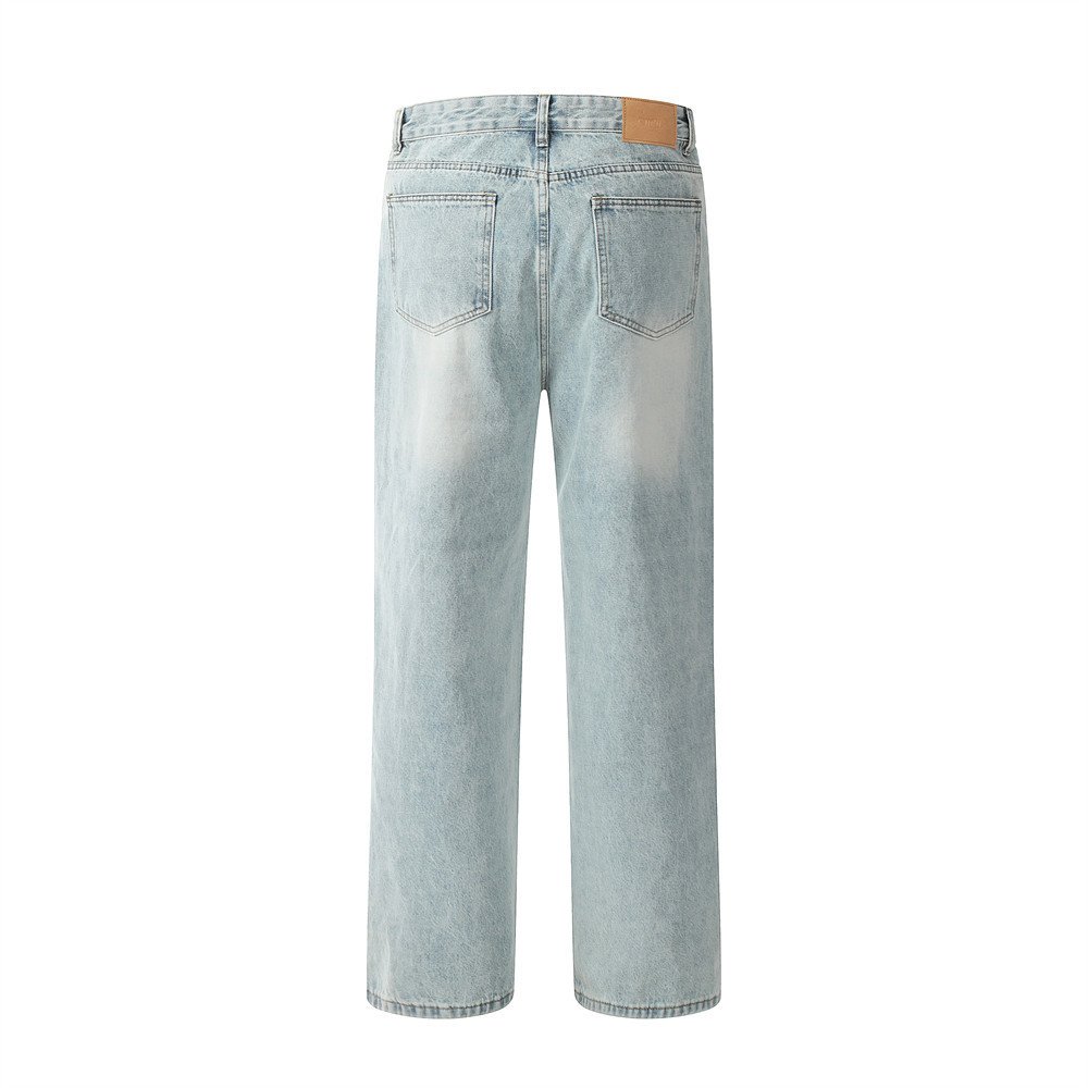 Knife Ripped Jeans For Men - Image 4