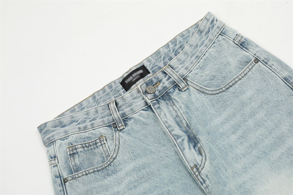 Knife Ripped Jeans For Men - Image 2