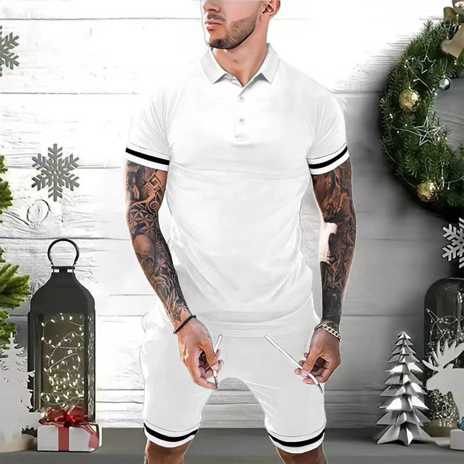 Men's Polo Fashion Casual Set - Image 7