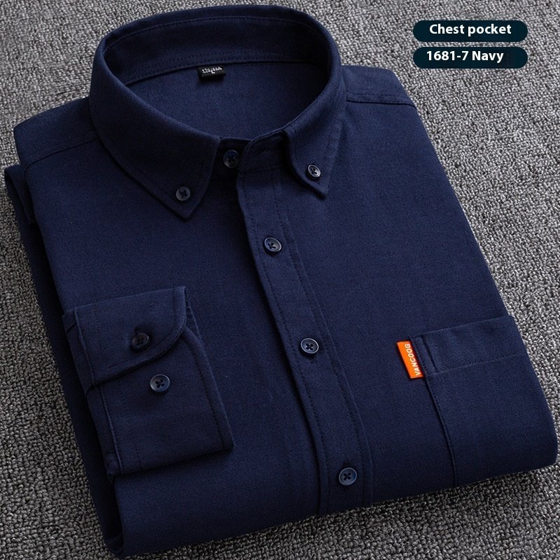 Cotton Oxford Woven Men Shirts - Image 6
