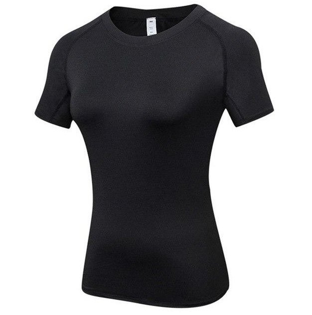 Women Quick Dry Compression Yoga T - Image 3