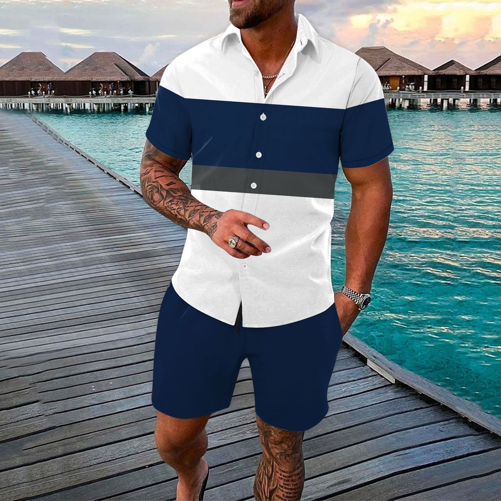 Men Casual Summer Outfit - Image 8