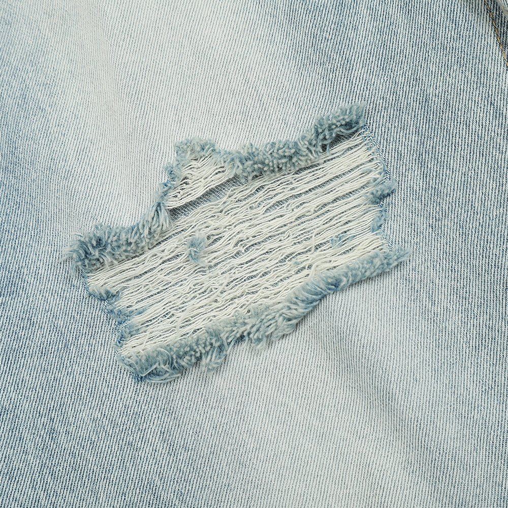 Knife Ripped Jeans For Men - Image 8
