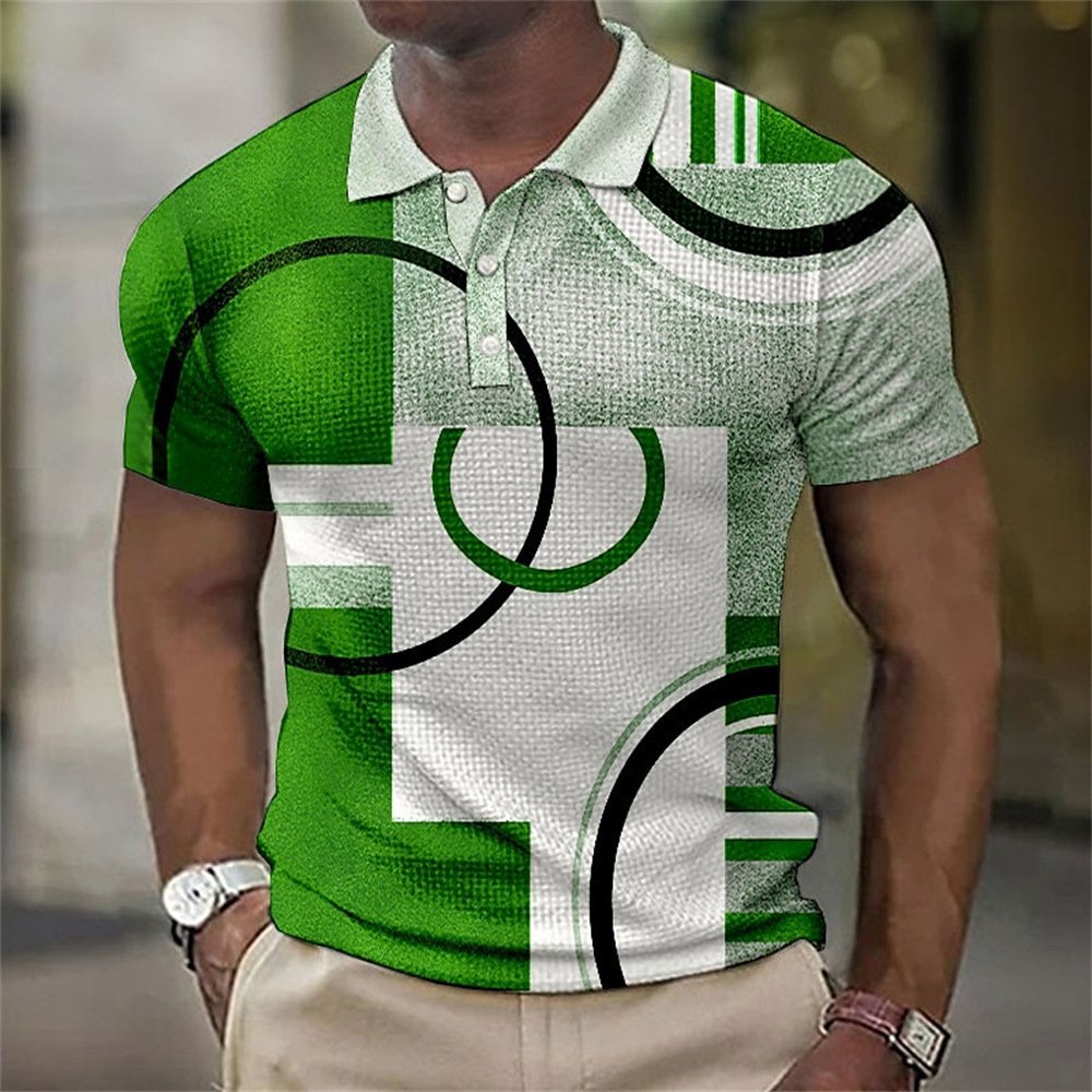 3d Plaid Polo Shirt - Image 7
