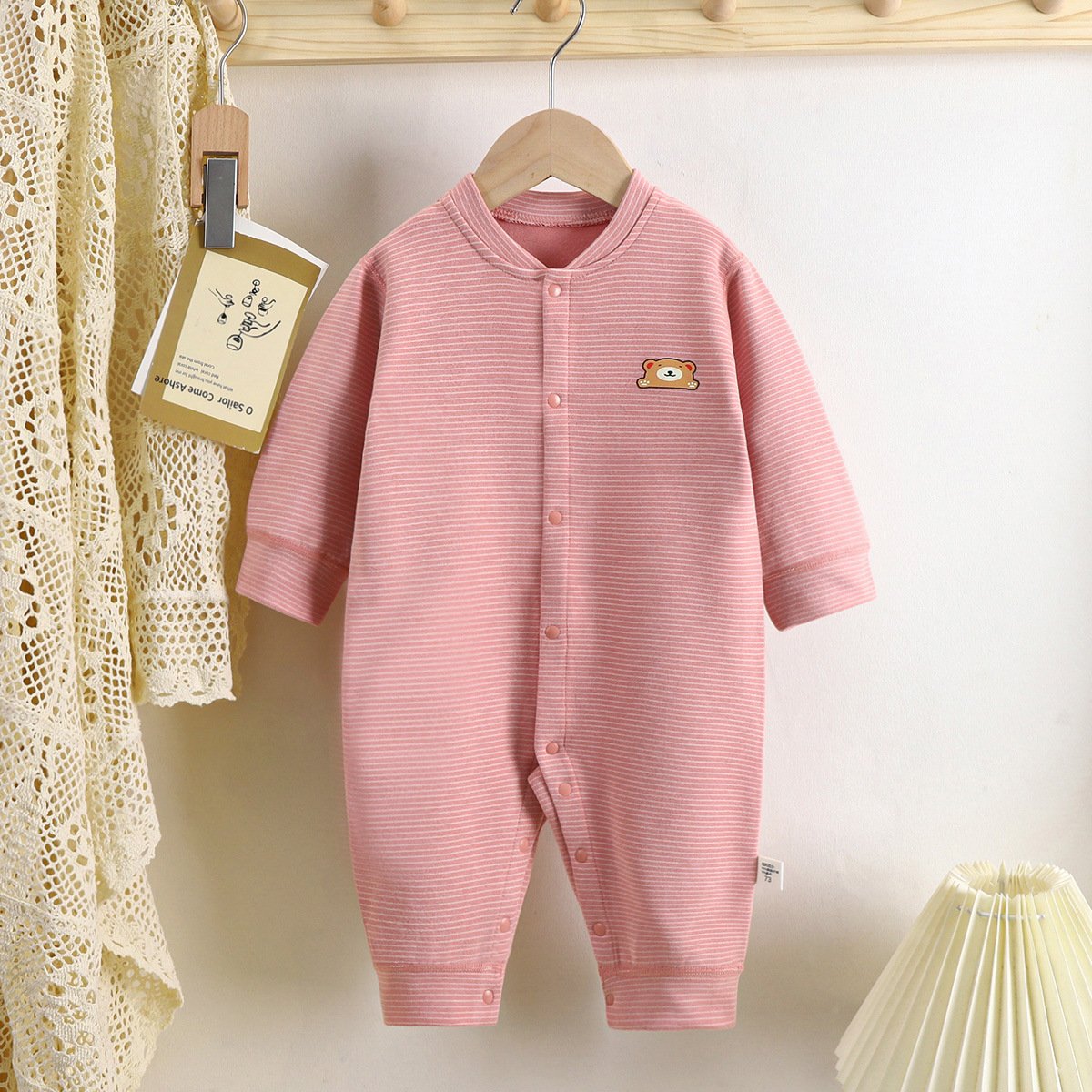 Baby Dralon Jumpsuit Baby Striped Romper - Image 10
