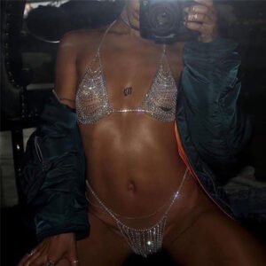 Sexy Body chain 2 piece Underwear Set