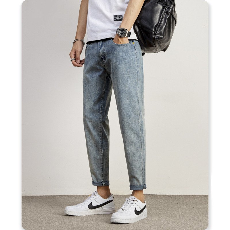 Retro Cropped Pants for Men - Image 6