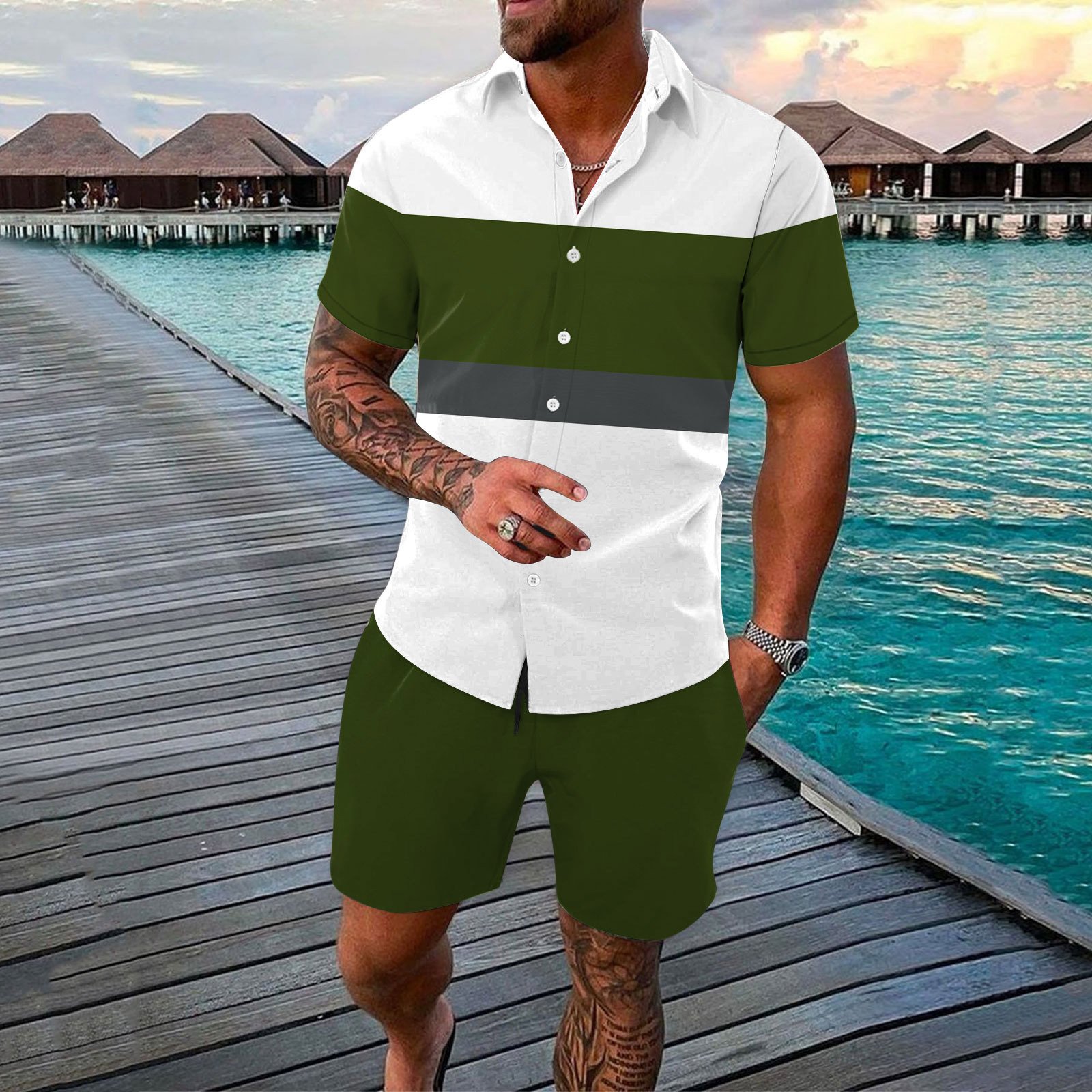Men Casual Summer Outfit - Image 3