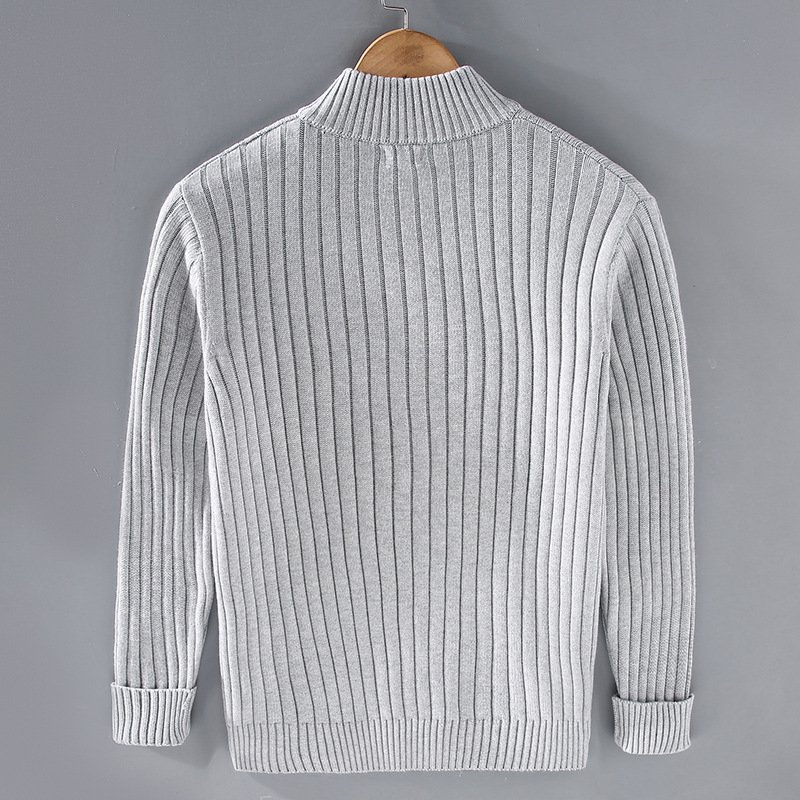 Men's Fashion Sweater Coat - Image 3
