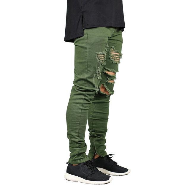 Stretch Ripped Skinny Jeans - Image 4