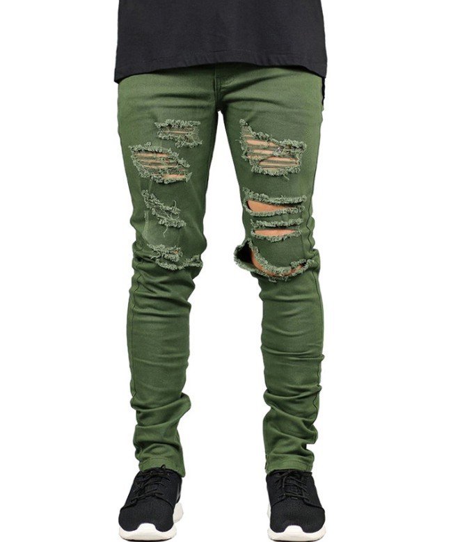Stretch Ripped Skinny Jeans - Image 6