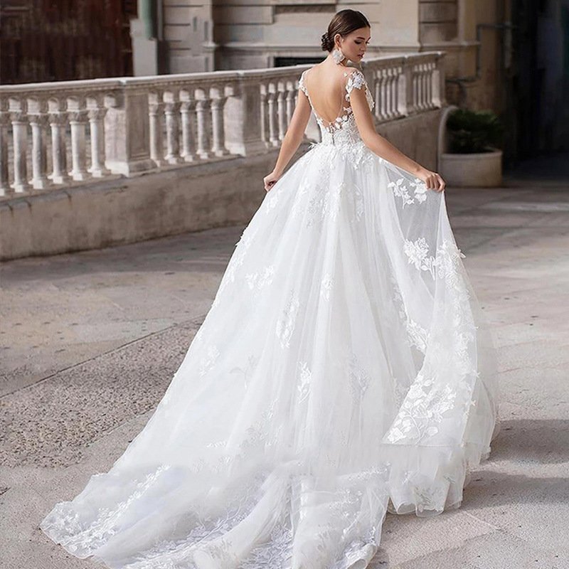 Fish Tail Bridal Wedding Dress - Image 2