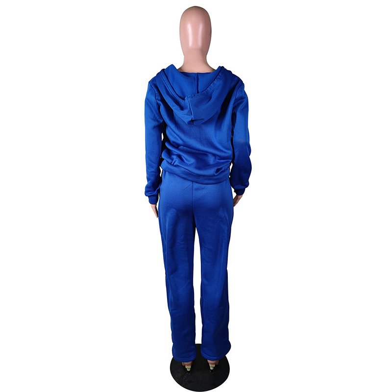 Women 2 Piece Casual Hoodie Jogger Tracksuit - Image 10