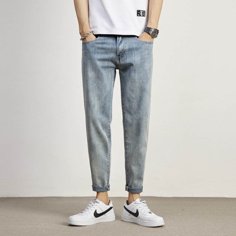 Retro Cropped Pants for Men - Image 5