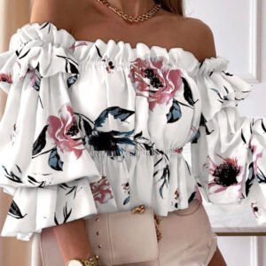 Long Sleeve Sexy Blouse