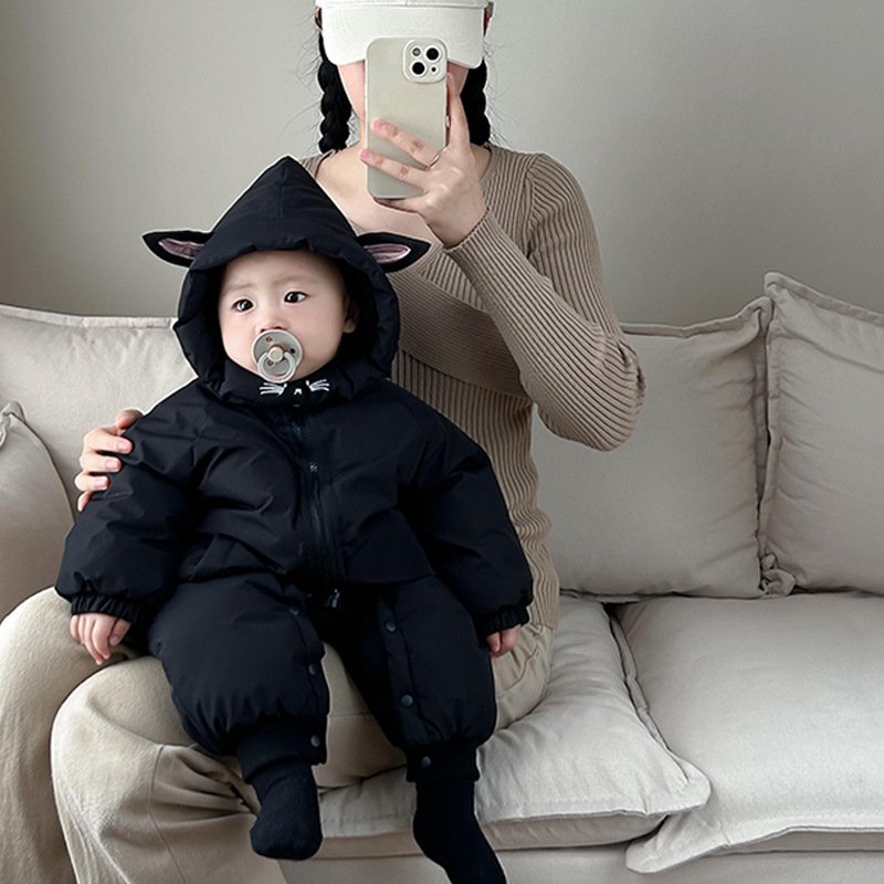 Baby Jumpsuit Baby Thick Winter Clothes - Image 7