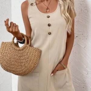 Sleeveless Dress For Daily Wear