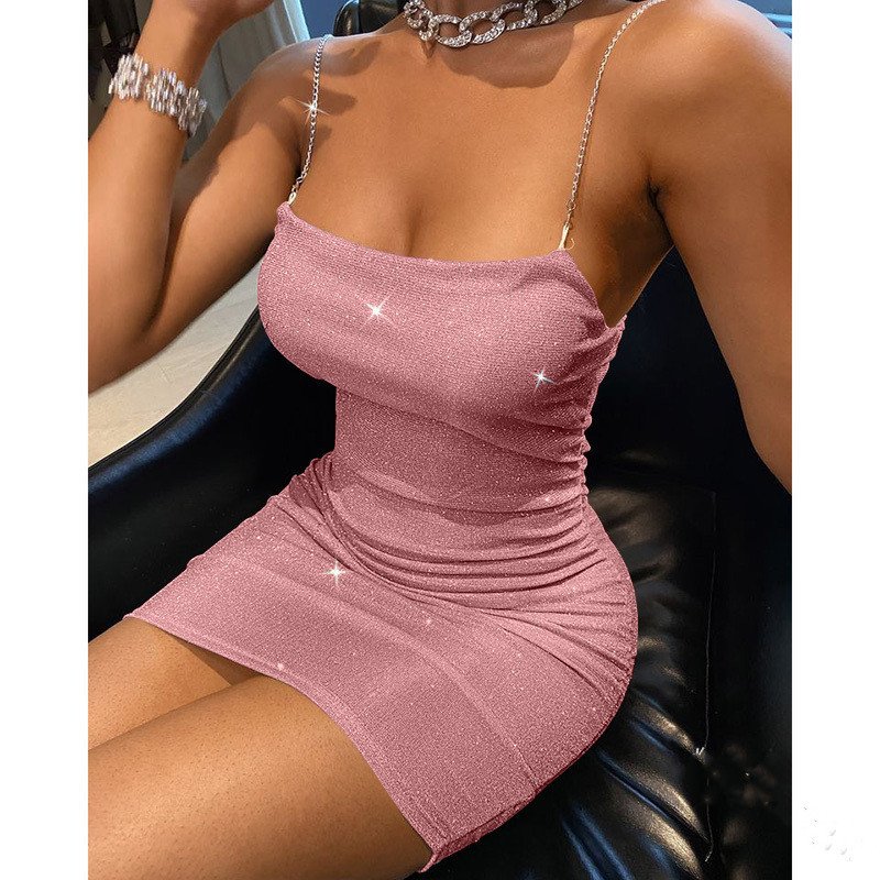 Spaghetti Strap Mini Dress - Image 3