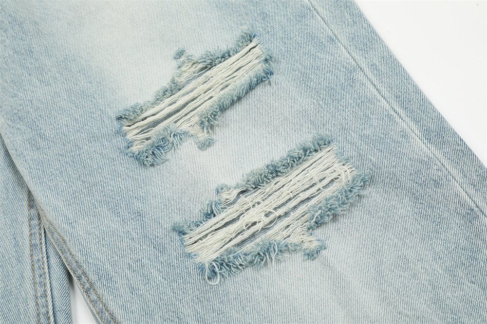 Knife Ripped Jeans For Men - Image 3
