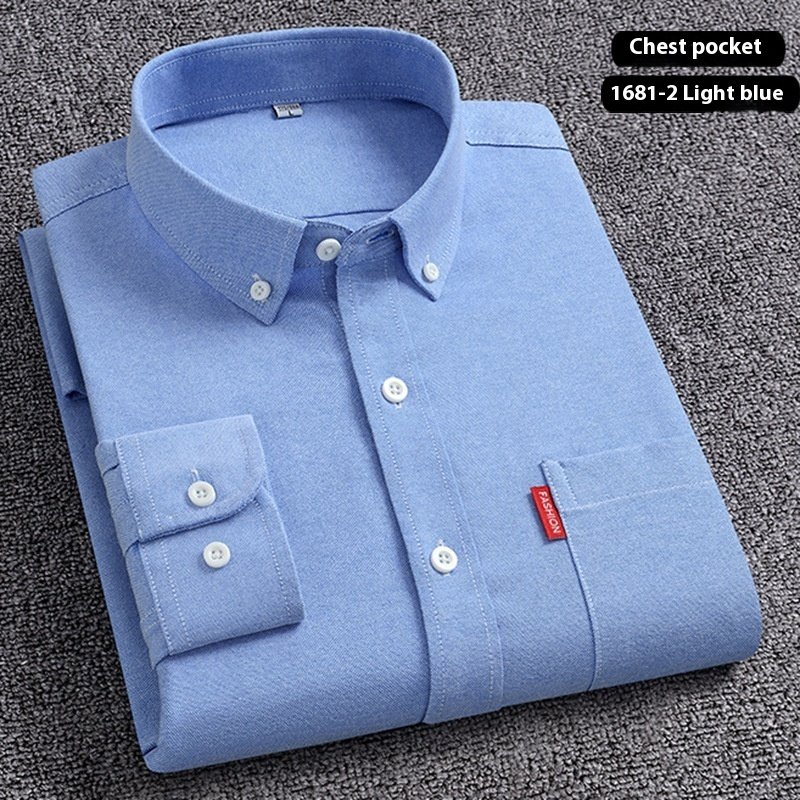Cotton Oxford Woven Men Shirts - Image 5