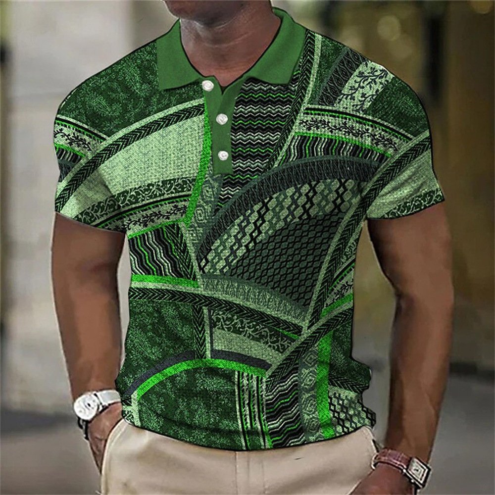 3d Plaid Polo Shirt - Image 6