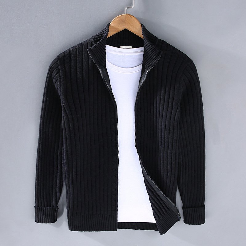 Men's Fashion Sweater Coat - Image 6