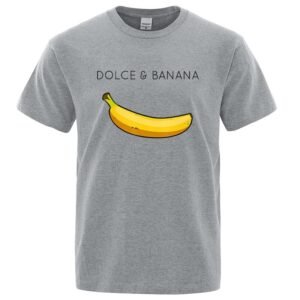 Banana Print Men T-shirts