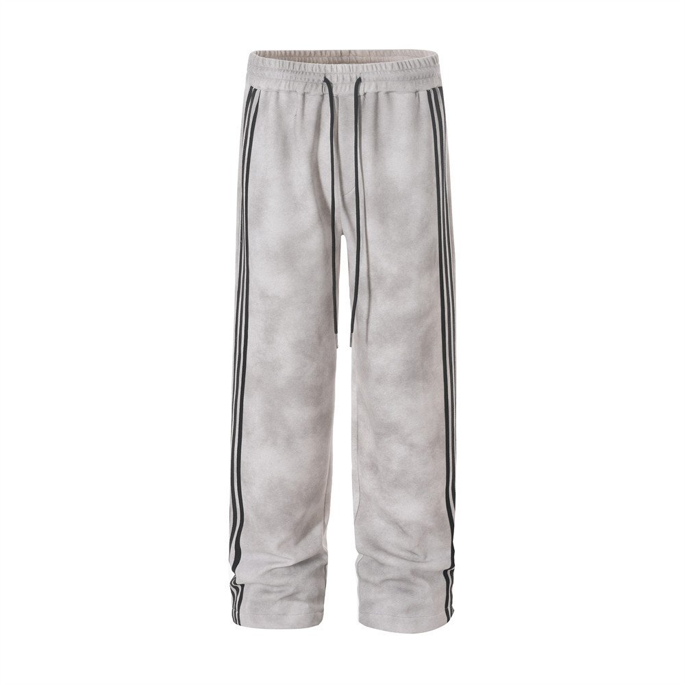 Men Striped Casual Trousers