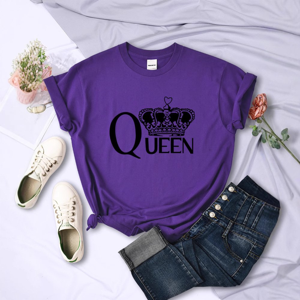 Queen's Big Crown Printed T Shirts - Image 10