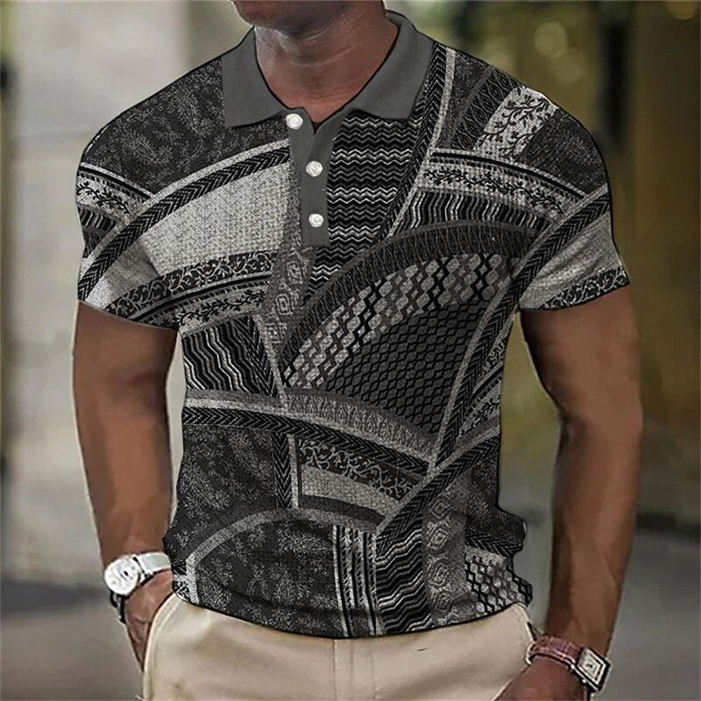 3d Plaid Polo Shirt - Image 10