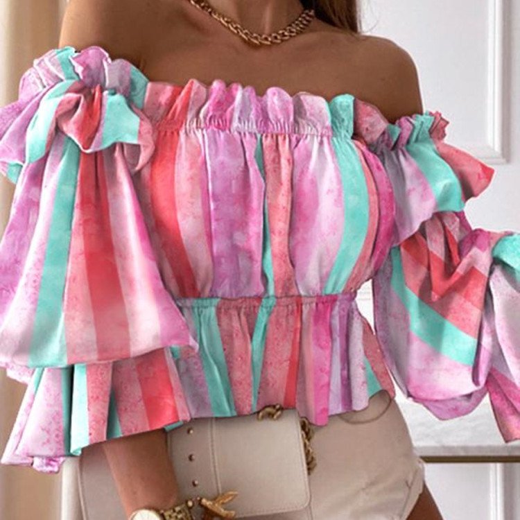 Long Sleeve Sexy Blouse - Image 7