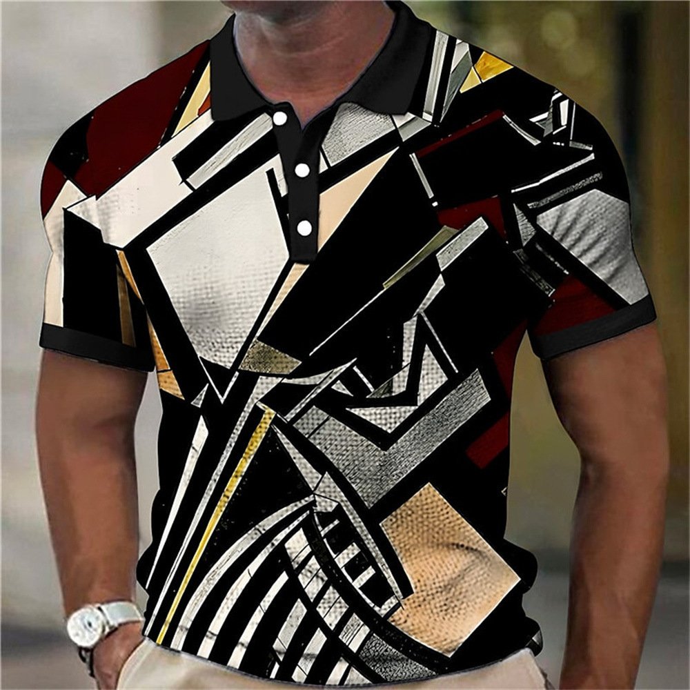 3d Plaid Polo Shirt - Image 4