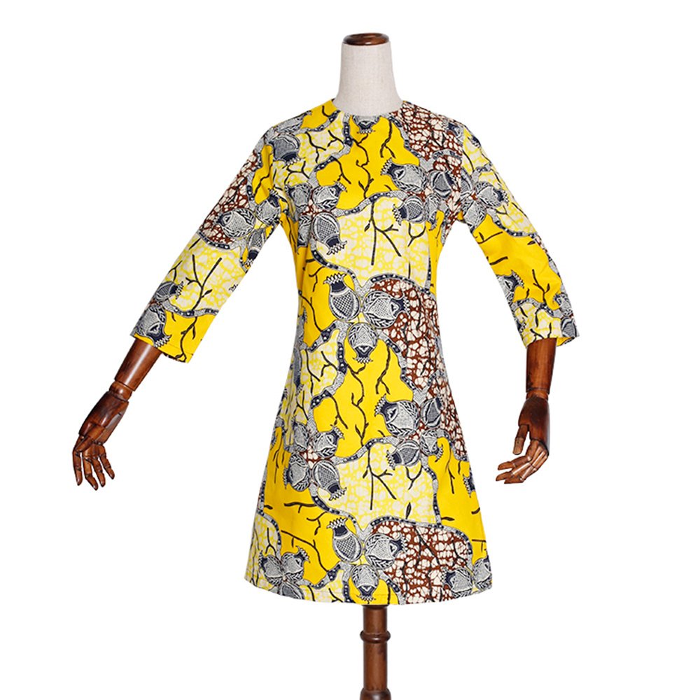 African Print Dress Outfit - Image 7