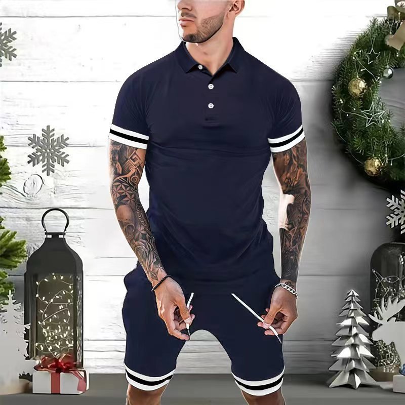 Men's Polo Fashion Casual Set - Image 3