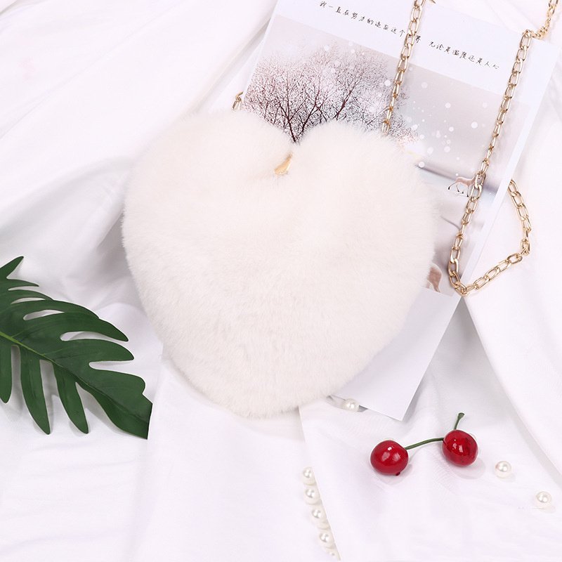 Women Plush Chain Shoulder Bags - Image 2
