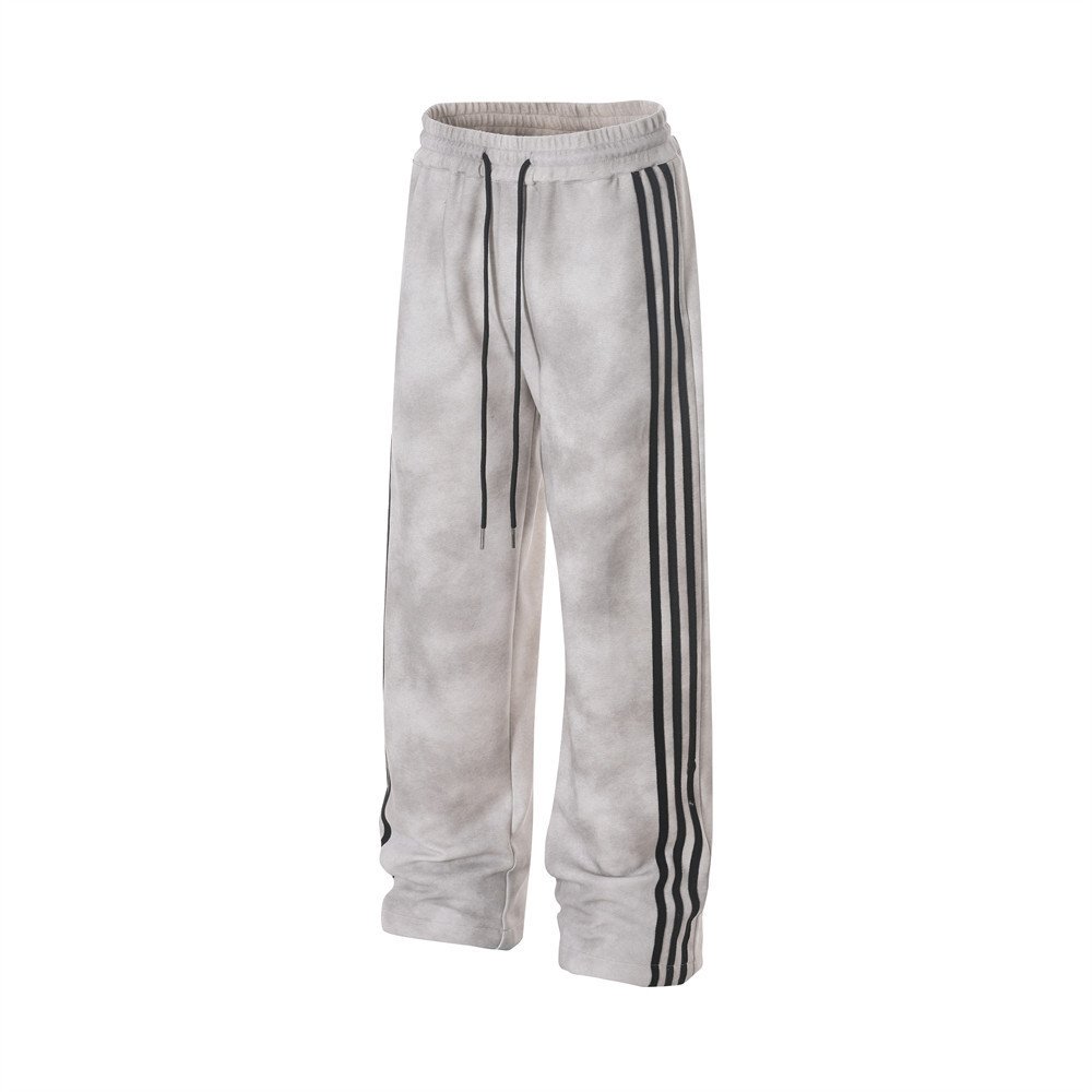 Men Striped Casual Trousers - Image 7