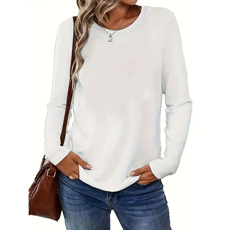 3 Pack Long Sleeve Loose Fit Fall Tops - Image 10