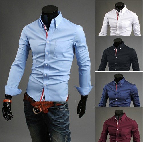 Men's Long-sleeved Dress Shirts - Image 5