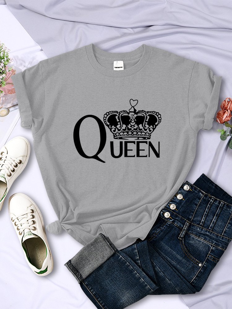 Queen's Big Crown Printed T Shirts - Image 3