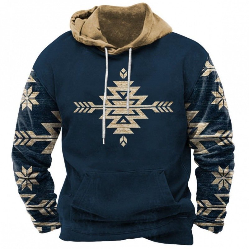 Trendy Printed Hoodie Men - Image 2